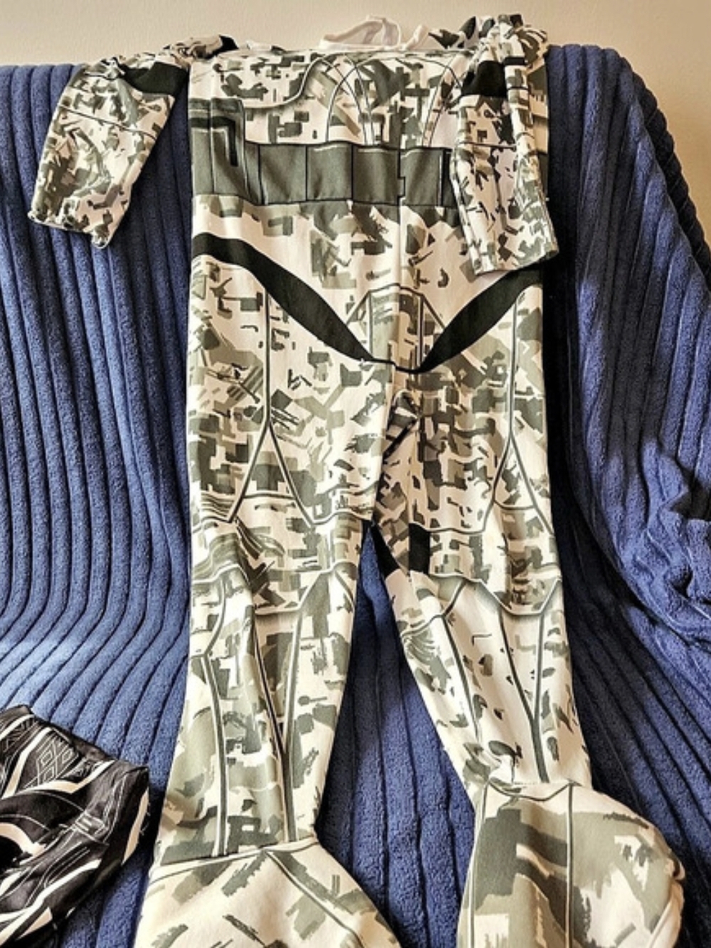 Star WARS l Black Panther Costume Jumpsuit and Mask Set Camo